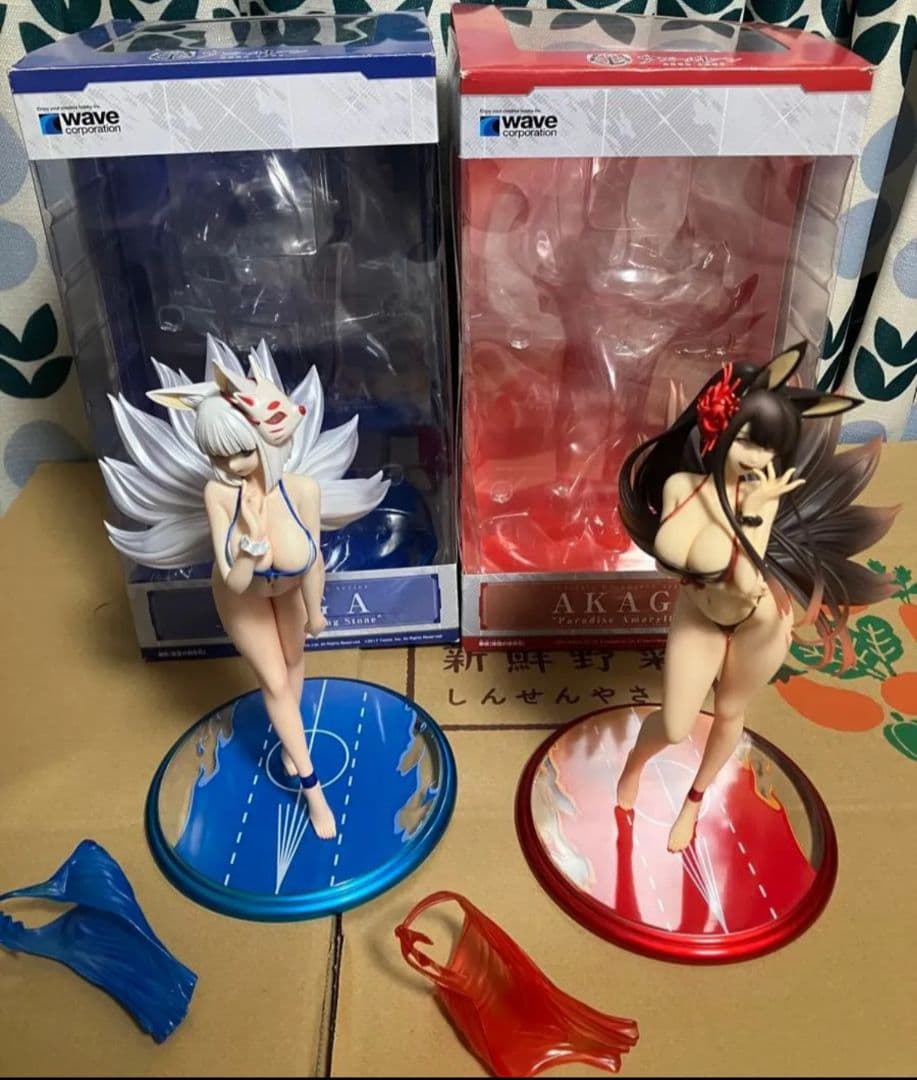 アズールレーン フィギュア 赤城 楽園の彼岸花 加賀 常夏の殺生石 　2体セット