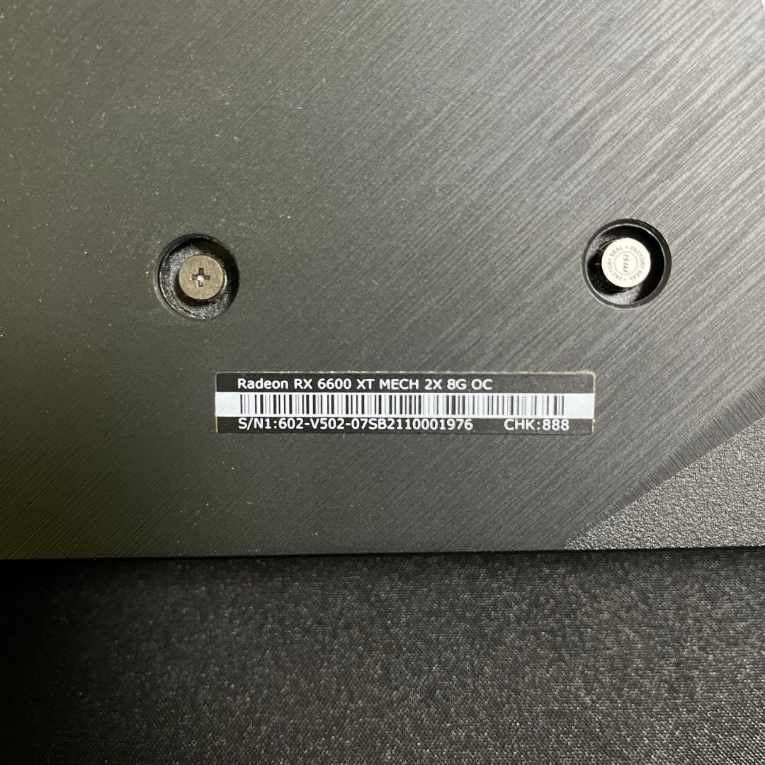 k*a様 Radeon RX 6600 XT MECH 2X 8G OC