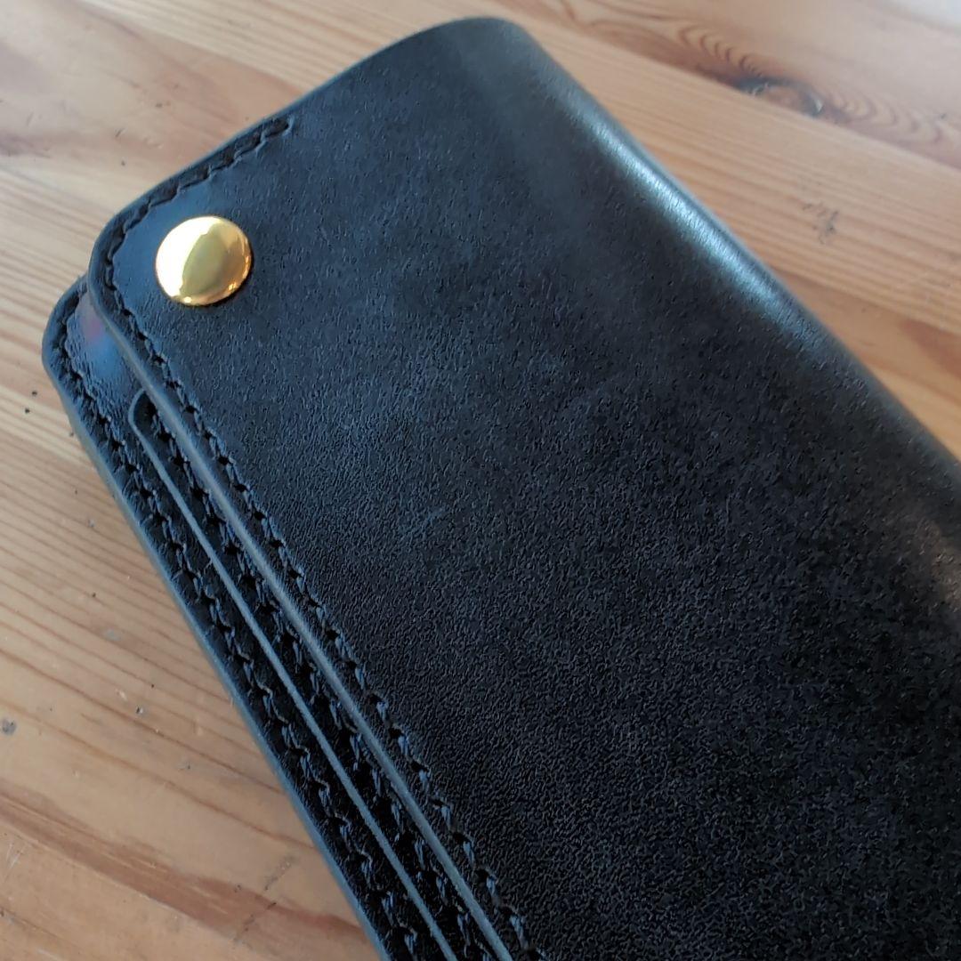 ミドルトラッカーウォレット　栃木レザー　ハンドメイド