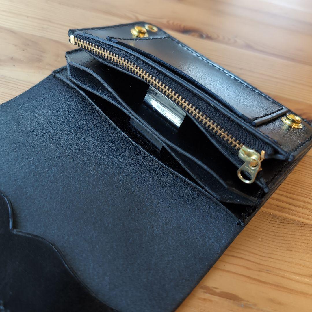 ミドルトラッカーウォレット　栃木レザー　ハンドメイド