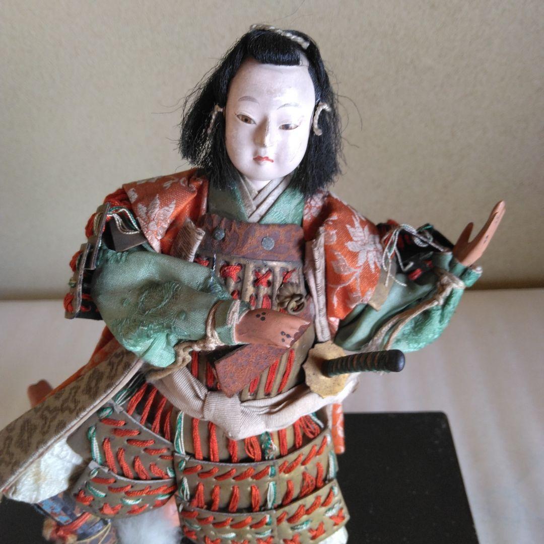 五月人形　端午の節句 桃太郎(鬼退治）　レトロ 骨董品