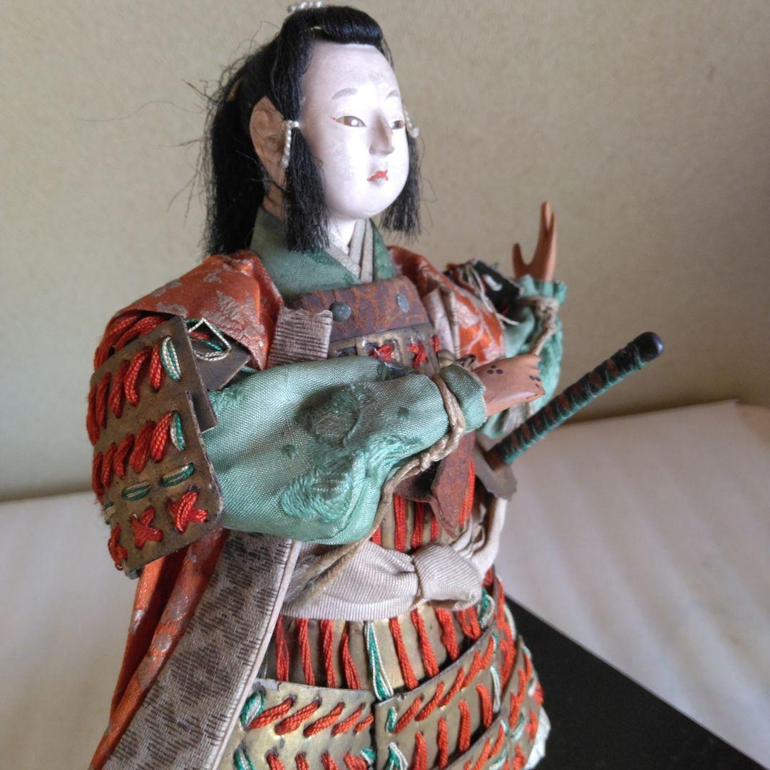 五月人形　端午の節句 桃太郎(鬼退治）　レトロ 骨董品
