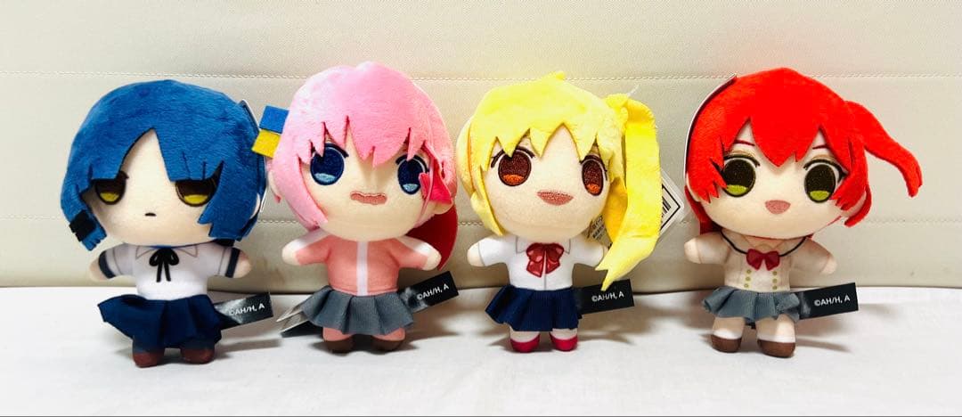 【プライズ】ぼざろ ぷちぬいぐるみマスコット 結束バンド 4種セット