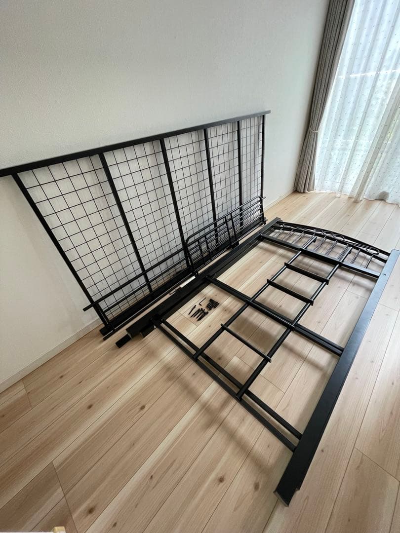 【坂田店長専用】ロフトベッド スチール製【ブラック】