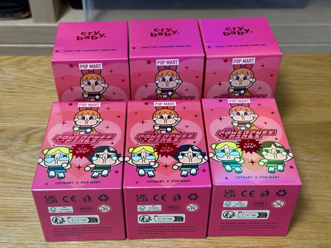 POP MART cry baby パワパフ　6個セット