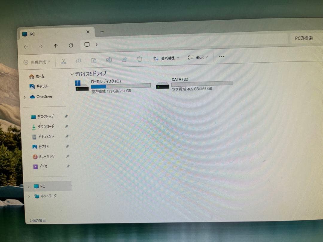 ミニPC EliteDesk800 i5-9500T/8G/256+500G/W11/OF
