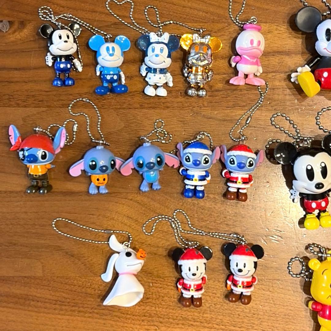 ディズニー ミッキー ミニー スティッチ プーさん キーホルダー 平成レトロ