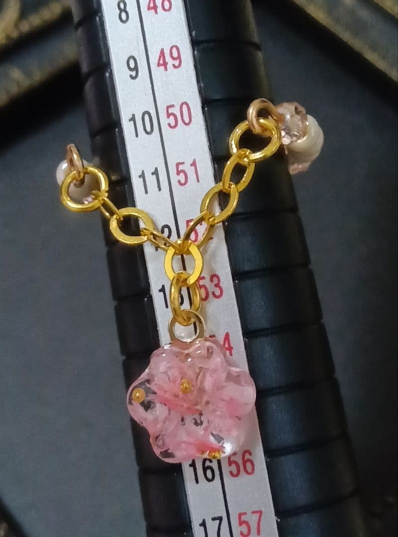 9452 フラワーレジン 猫ちゃん 肉球 ハンドメイド リング 2セット