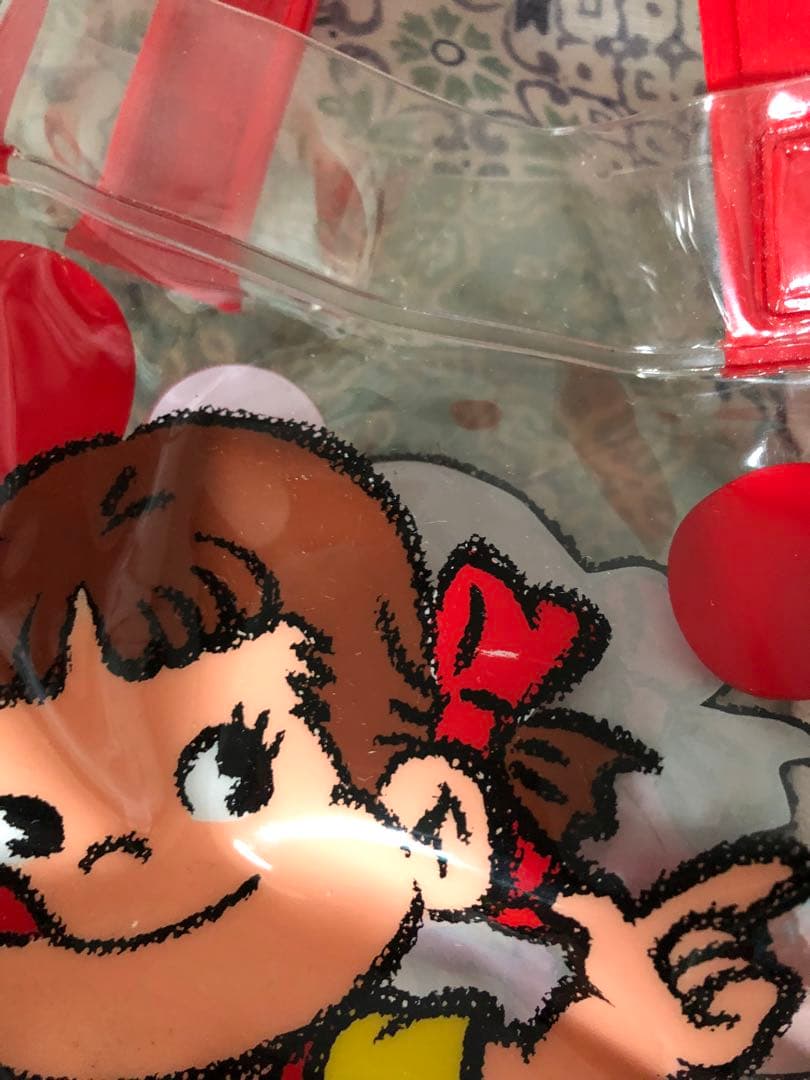 不二家ペコちゃん ビンテージ ビーチバッグ タオルセット プロフお読みください