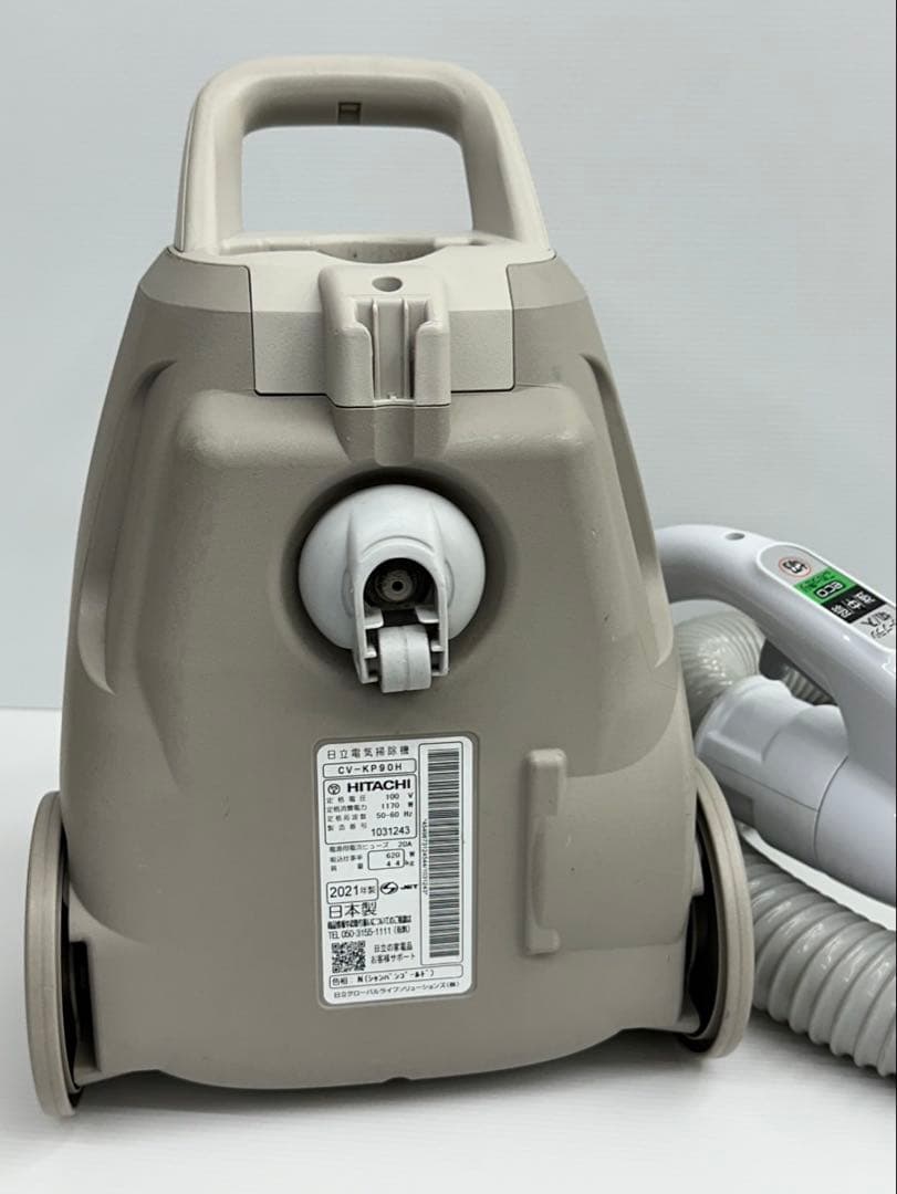 日立　掃除機　CV-KP90H 2021年製　本体　ホースセット　中古