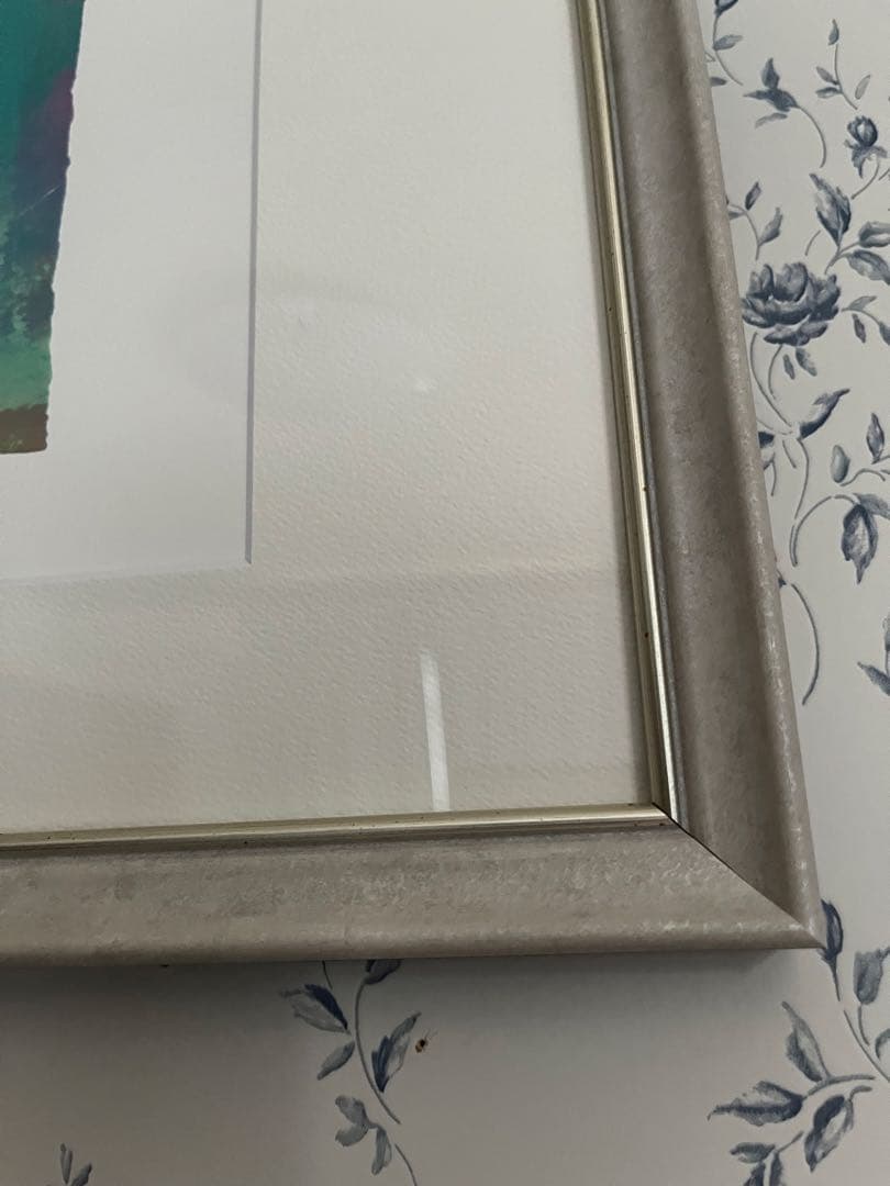 新品額入り　限定65枚　大きめ　ジニー・キム　版画　直筆サイン　NO. 証明書有