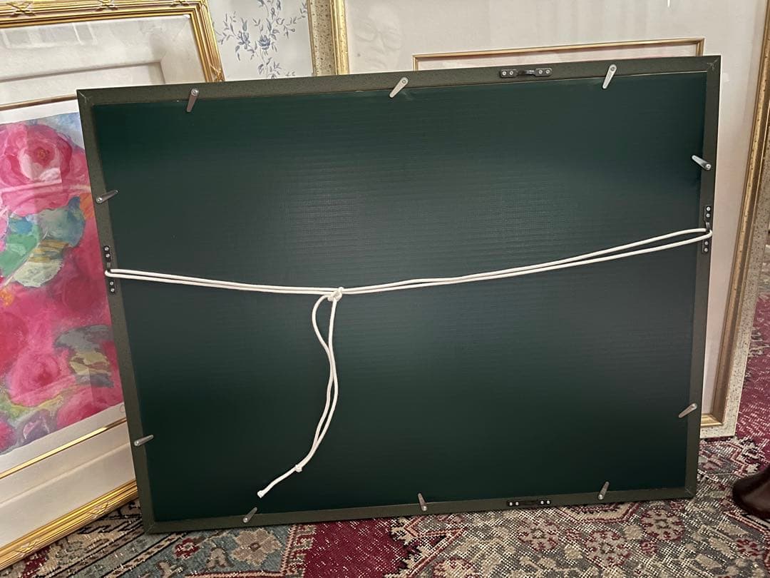 新品額入り　限定65枚　大きめ　ジニー・キム　版画　直筆サイン　NO. 証明書有