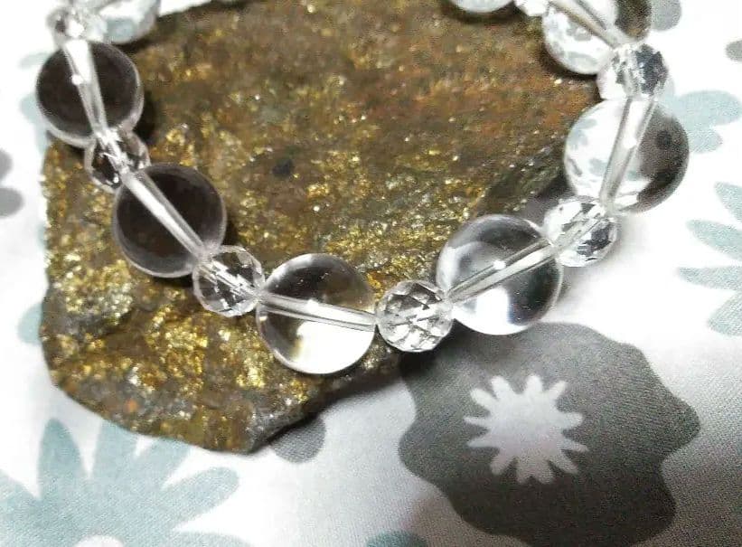 ご注文品✿天然石☆ヒマラヤ水晶ブレスレット