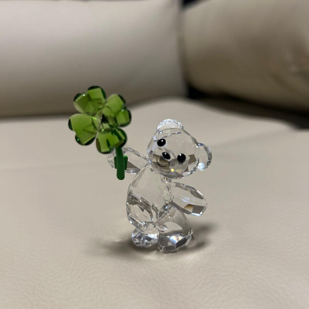SWAROVSKI クリスタル フィギュア クリスベアLuckyCharm
