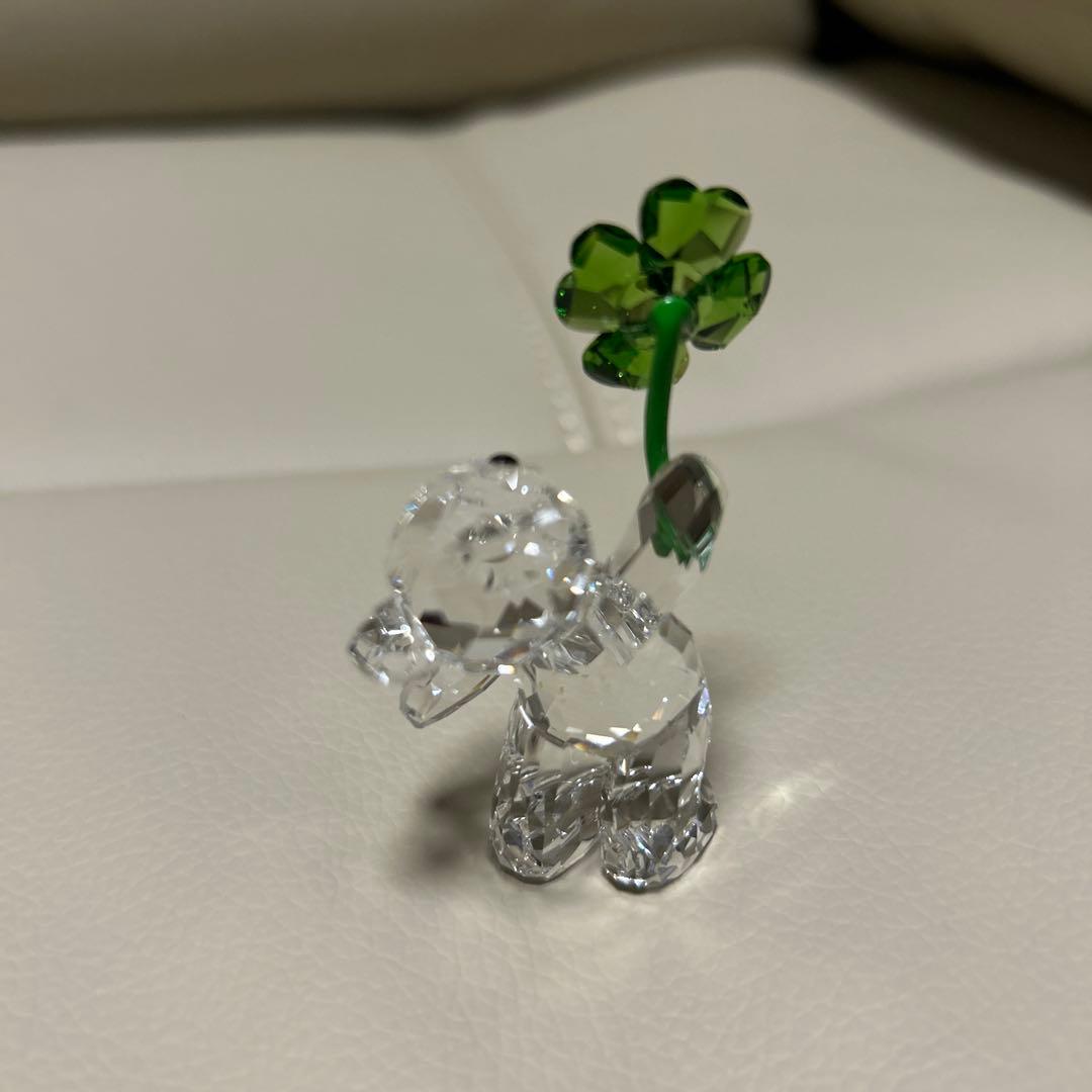 SWAROVSKI クリスタル フィギュア クリスベアLuckyCharm