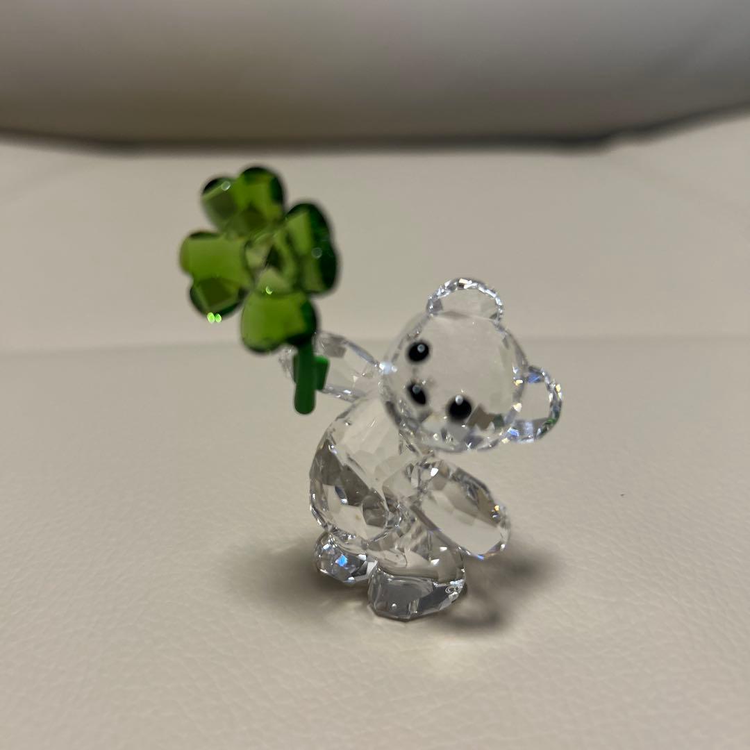 SWAROVSKI クリスタル フィギュア クリスベアLuckyCharm