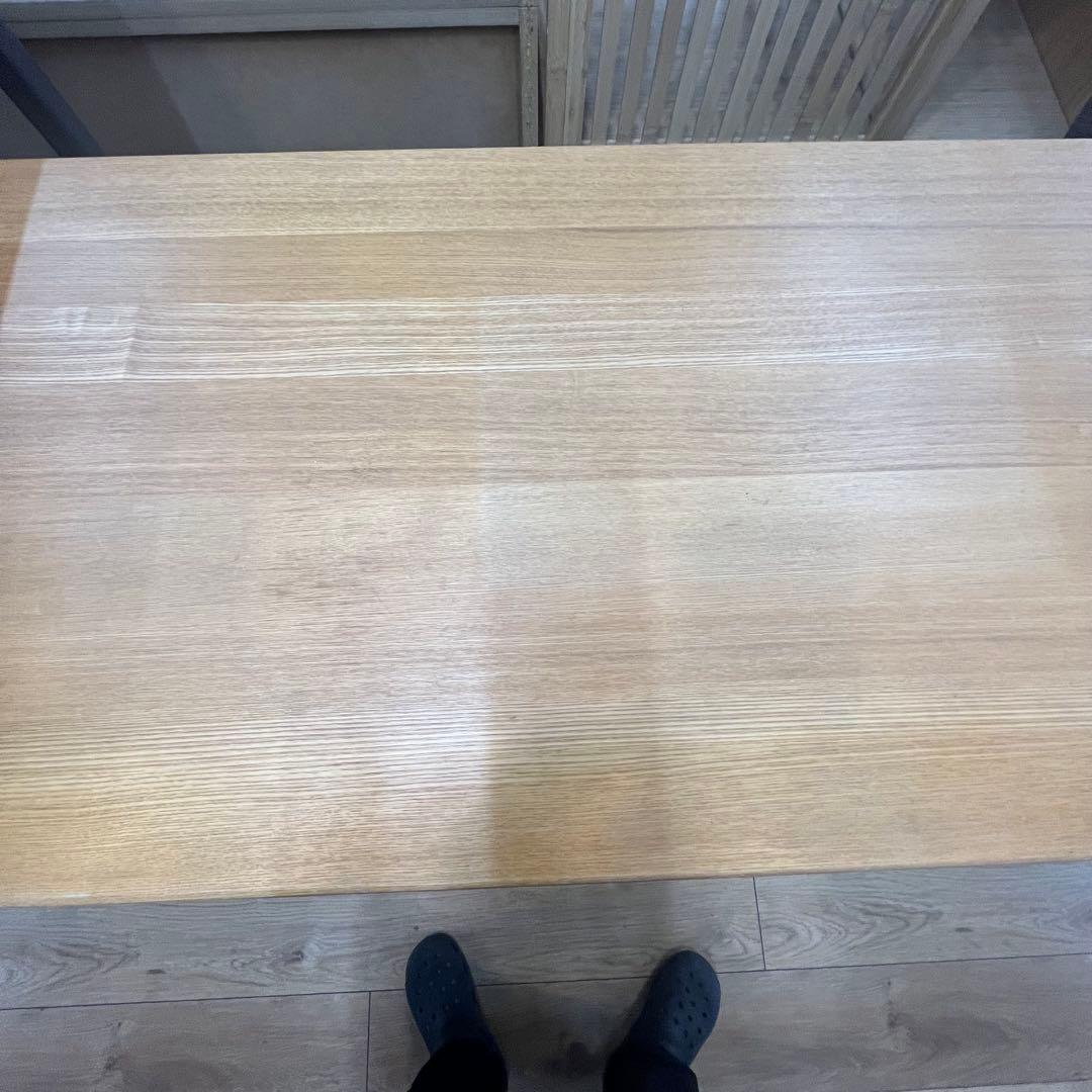 無印良品 MUJI タモ材 4段 ワイド チェスト 脚付　廃盤品