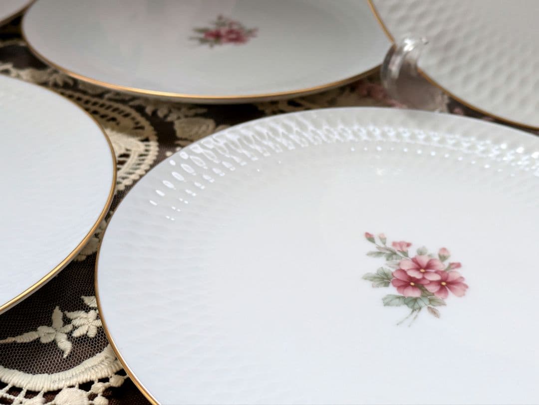 お値下げ✴ノリタケ✴ダイヤモンドコレクション未使用中皿5枚✴