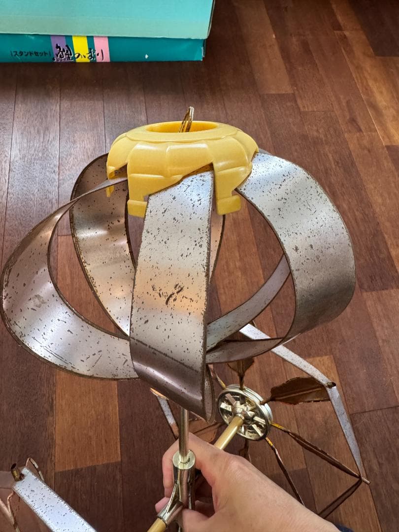 【徳永こいのぼり】黄金の輝き鯉 　太陽 1.5mスタンドセット（水袋式）