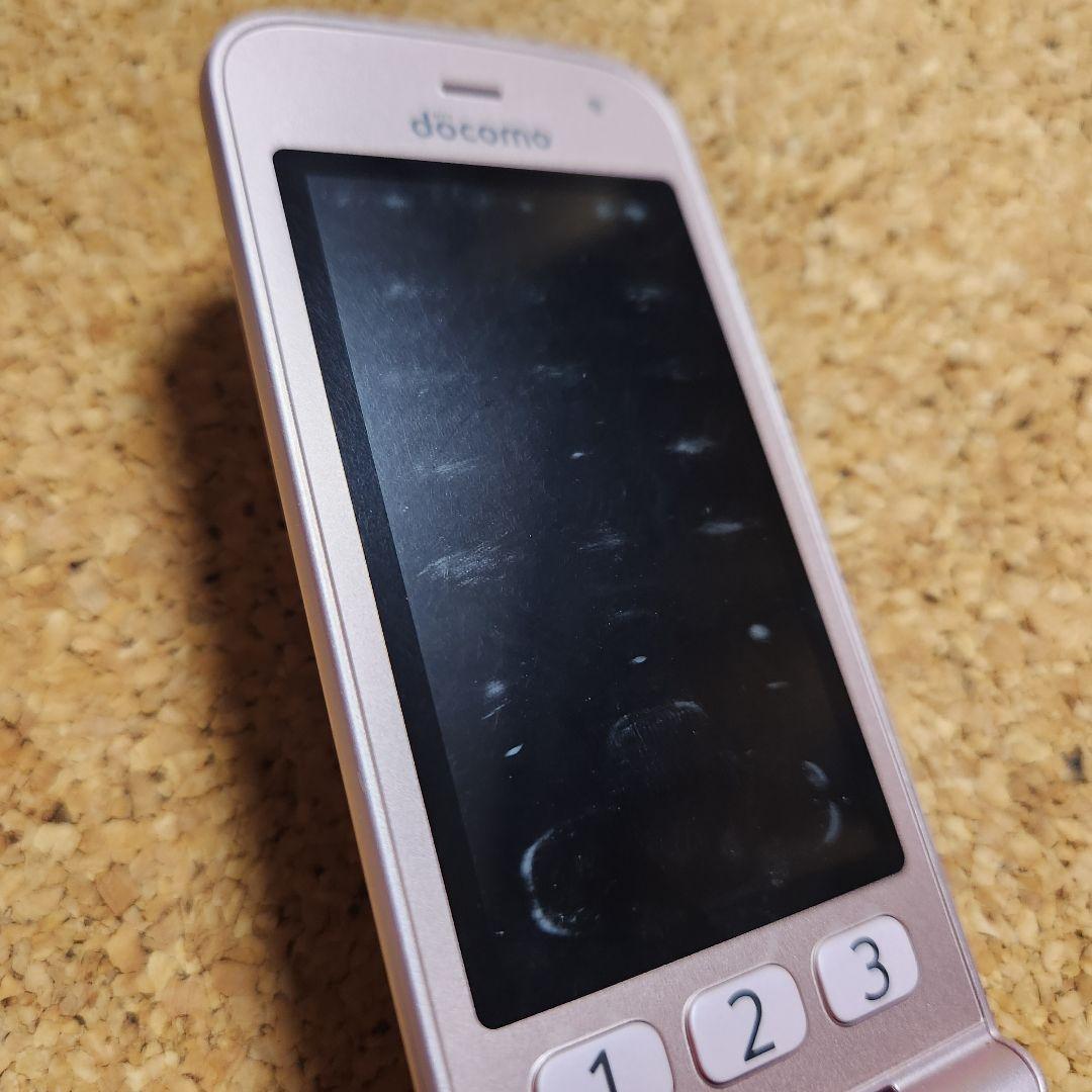 docomo 携帯電話 らくらくホン F-01M ピンク