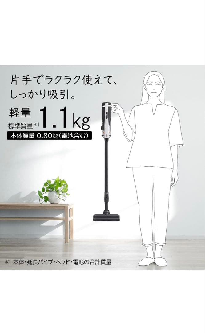 日立 掃除機 コードレス スティッククリーナー PV-BL1C4
