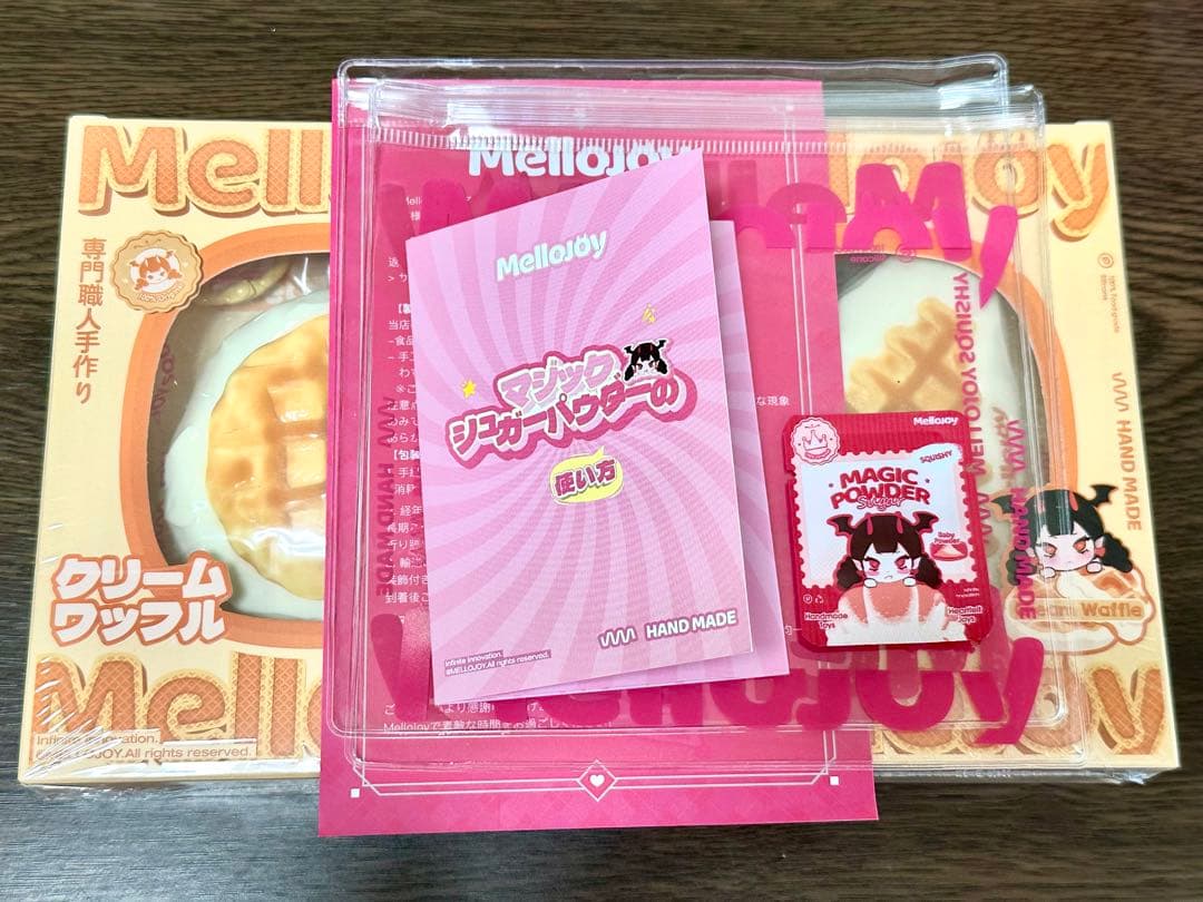 メロジョイ mellojoy クリームワッフル　三角　丸　新品未開封