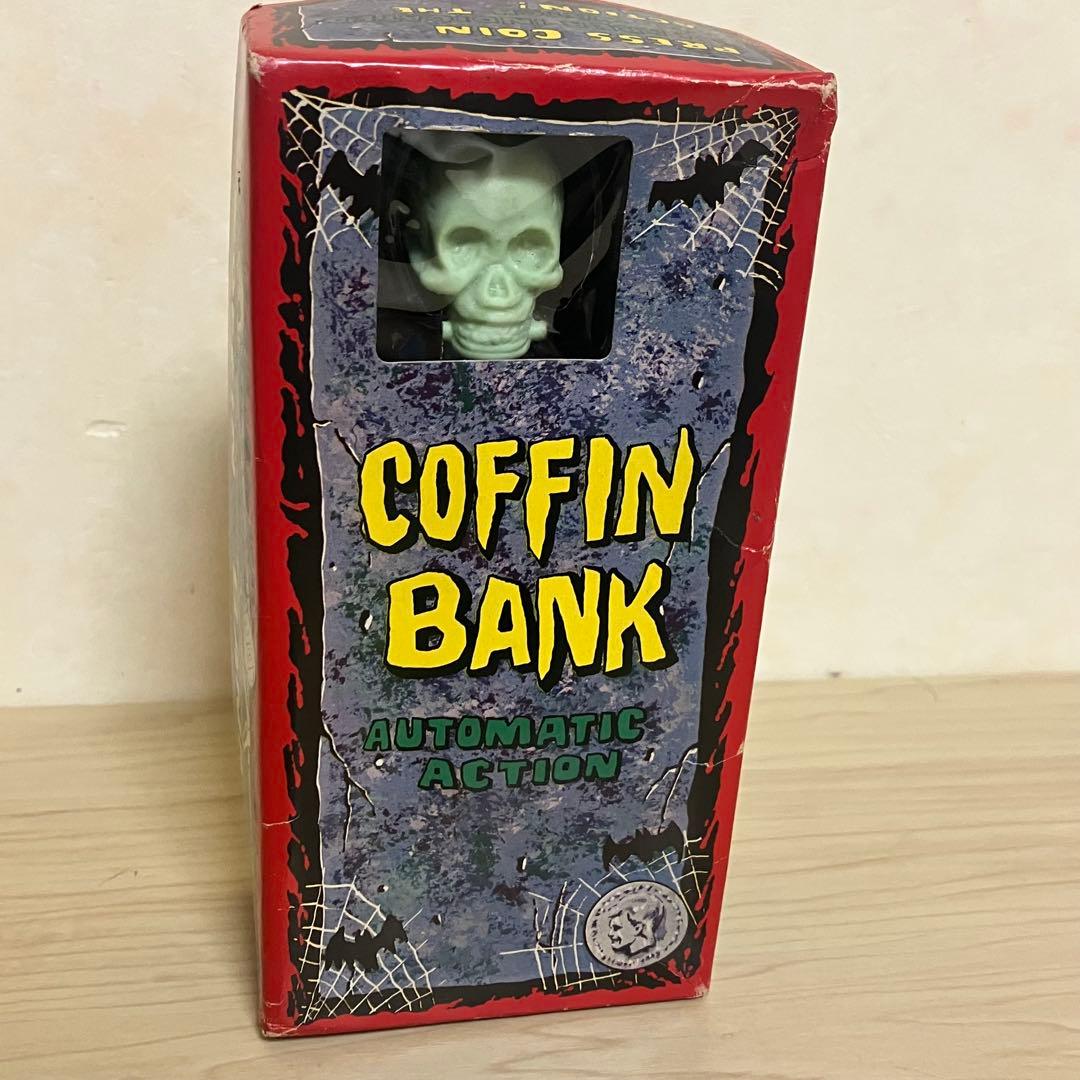 【当時物・レア】COFFIN BANKコフィンバンク ヴィンテージ ブリキ製貯金