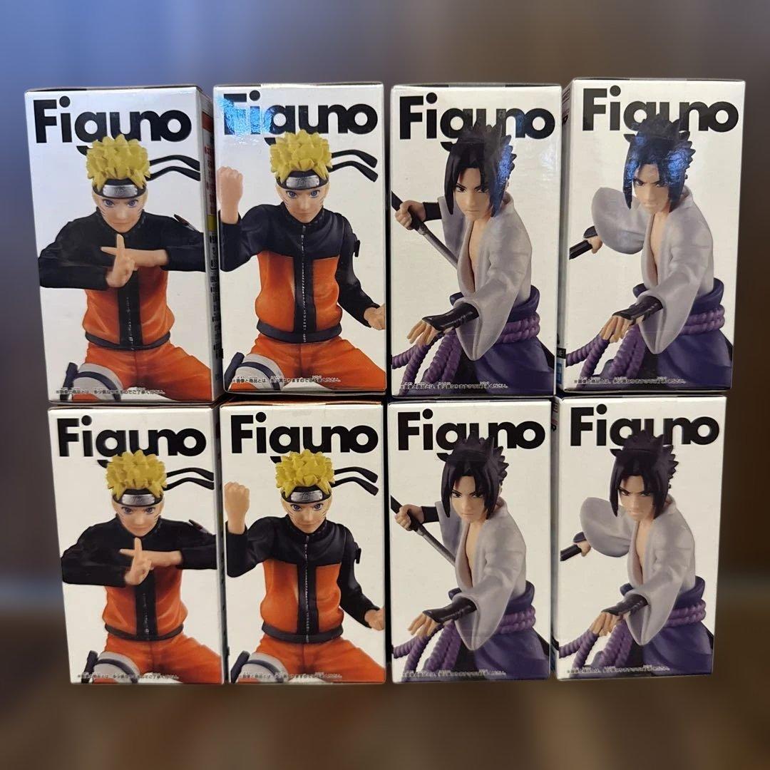 NARUTO-ナルト- 疾風伝 Figunoナルト/サスケ 各4体×2セット