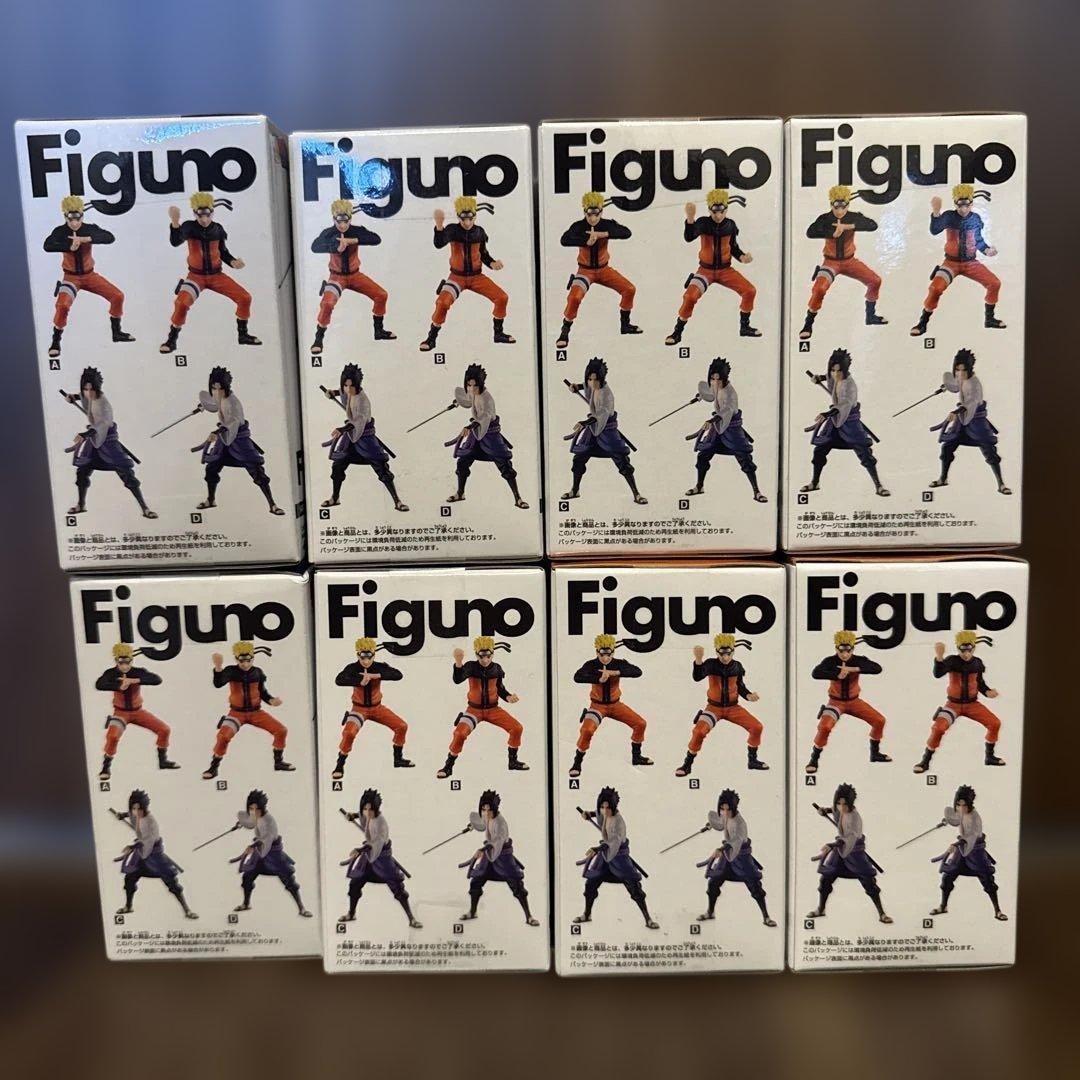 NARUTO-ナルト- 疾風伝 Figunoナルト/サスケ 各4体×2セット