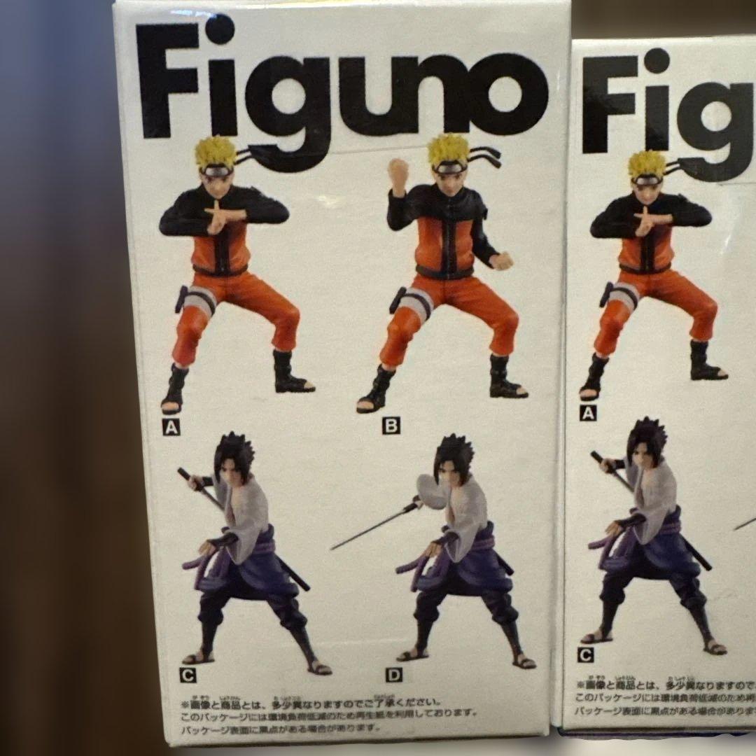 NARUTO-ナルト- 疾風伝 Figunoナルト/サスケ 各4体×2セット