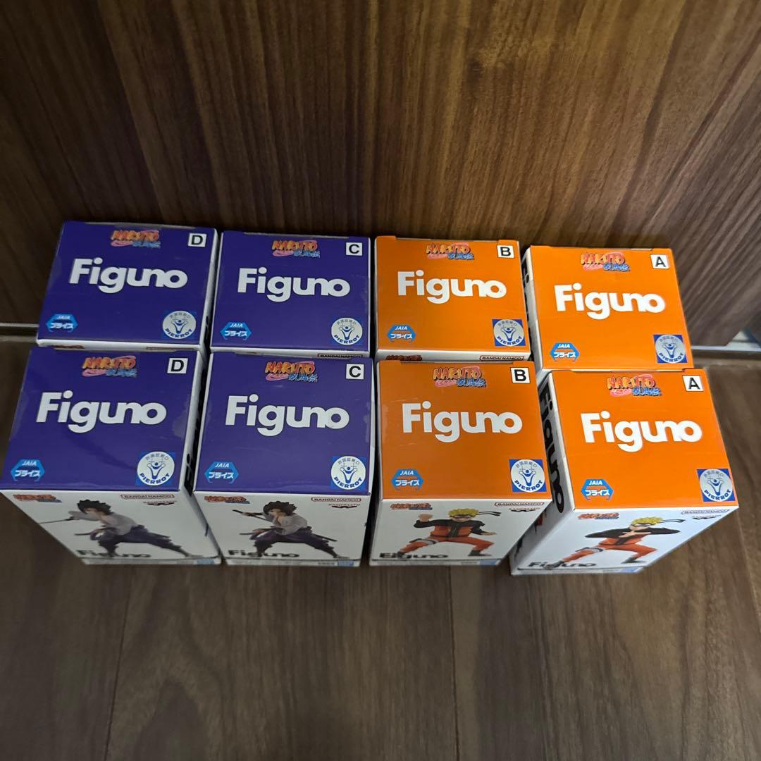 NARUTO-ナルト- 疾風伝 Figunoナルト/サスケ 各4体×2セット