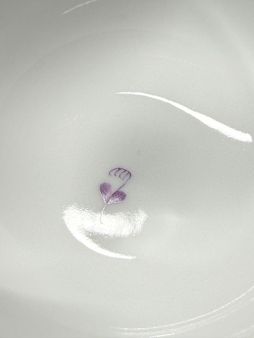 ヘレンド　未使用品　HEREND アポニー　紫　カップ＆ソーサー　トリオ