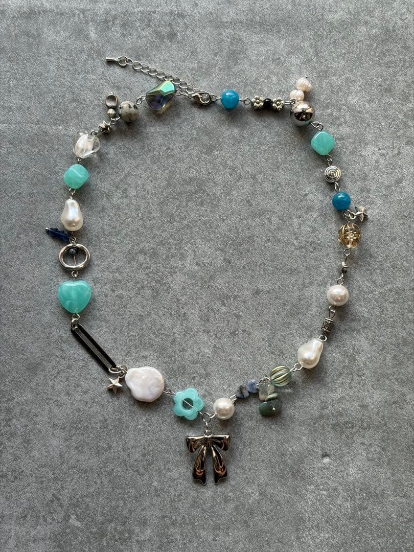 No.7　youphoria necklace blue