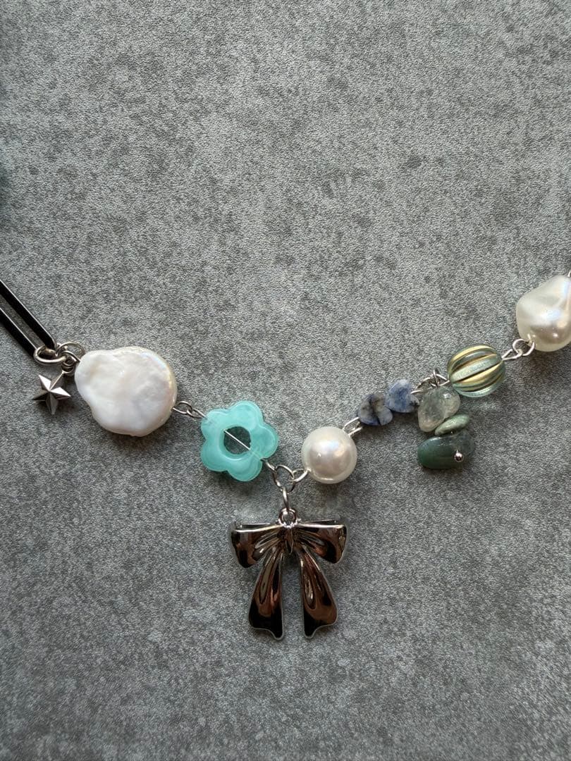 No.7　youphoria necklace blue