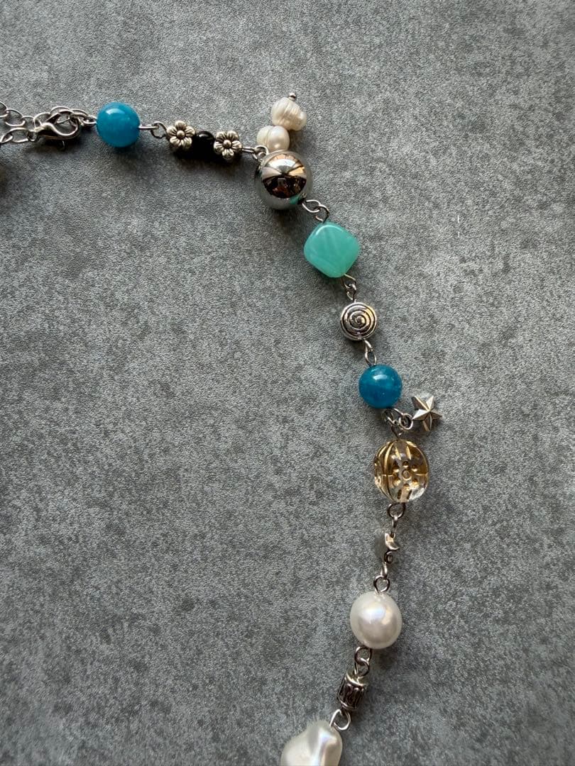 No.7　youphoria necklace blue