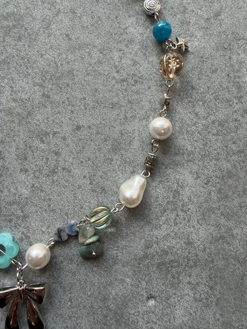 No.7　youphoria necklace blue