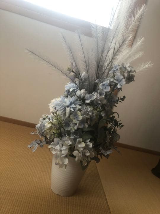 フラワーアレンジメント ブルー系