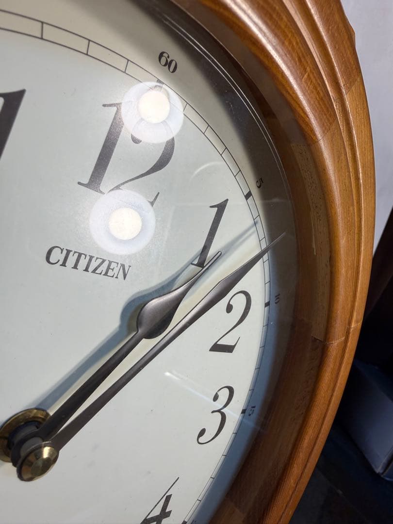 CITIZEN 木製振り子時計 FOREST LIFE チャイム付 動作品