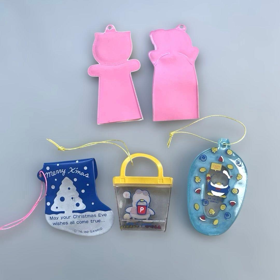 サンリオ プレミアム マスコット 昭和レトロ おまけ ビニール製シリーズ 5個