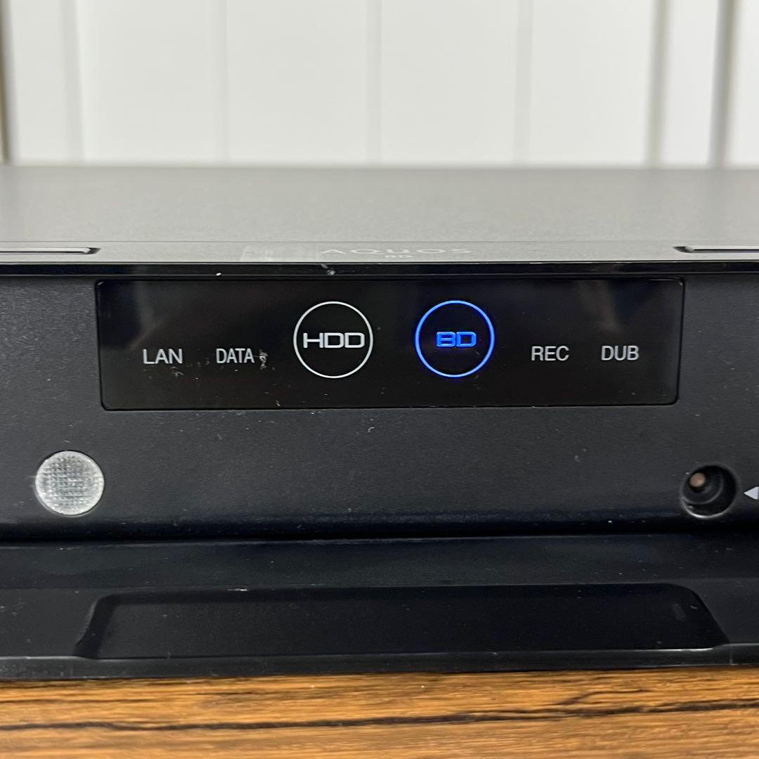 SHARP ブルーレイレコーダー　BD-NT1000 2016年製　リモコン付き