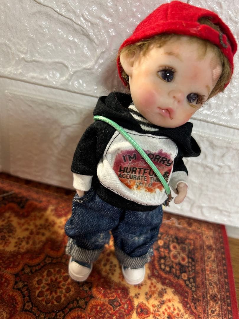 ❤️樹脂粘土ドール男の子　創作人形 オビツ11サイズ　樹脂粘土ベビー