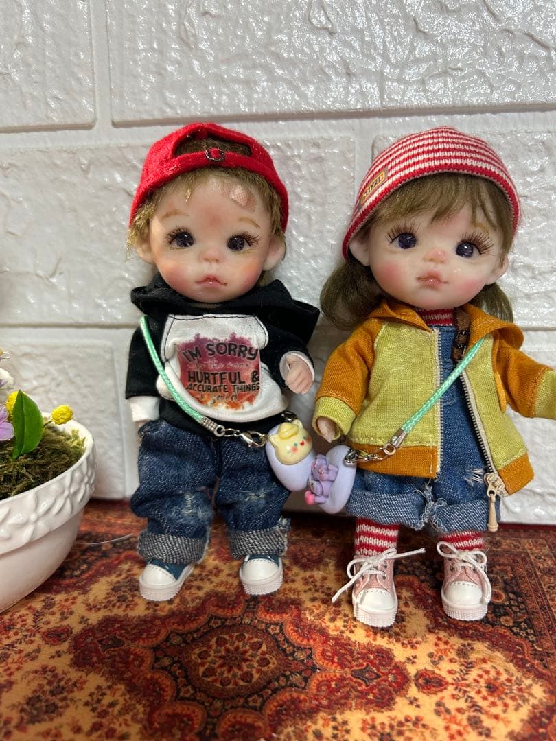 ❤️樹脂粘土ドール男の子　創作人形 オビツ11サイズ　樹脂粘土ベビー